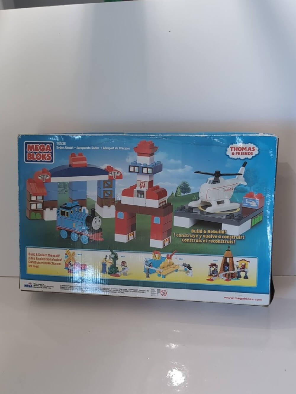 NIB Thomas & Friends Mega Bloks Sodor Airport Playset 75 Pieces - Picture 5 of 13
